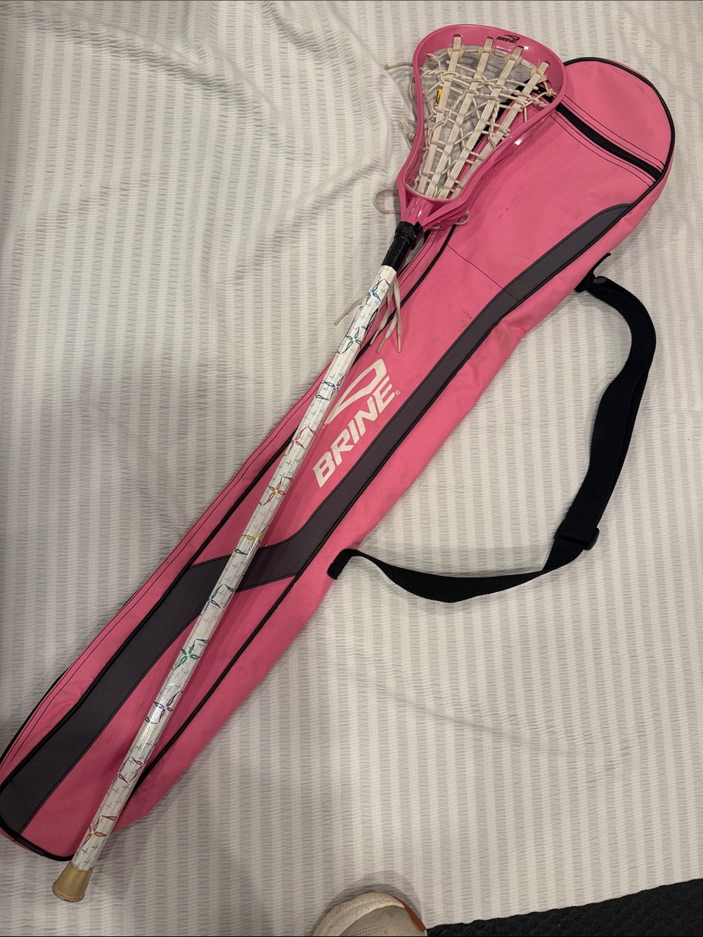 BRINe Vibe girls lacrosse stick w carrying case